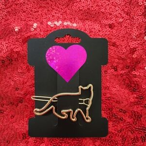 Gold Cat Shape Hair Clip